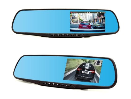 Spätné zrkadlo s HD kamerou Car Dvr Camera Dvrs Double Lens Full Hd 1080p Parking Recorder Video Camcorder Electronic Dog Car Supplies Reversing Image Dvr auto Dvr kamera Dvrs Double Lens Full HD HD 1080p Parkovanie rekordér Videokamera Elektronický pes Auto doplnky reverzný obrázok Dvr