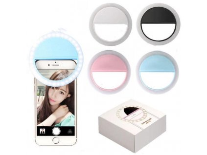 LED selfie svetlo na mobil Porable Mini Selfie Ring Light Enhancing Photography Portable Battery Camera Phone Photography Prenosné mini autoprsteňové svetlo vylepšujúce fotografiu Prenosné fotografovanie s fotoaparátom s batériou