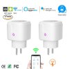 Inteligentná zásuvka Smart Plug 16A Smart plug , wifi, smart with power monitor, wifi wireless smart socket with Google Alexa home voice control inteligentná zástrčka, 16A EÚ, wifi, inteligentná s monitorom napájania, wifi bezdrôtová inteligentná zásuvka s domácim hlasovým ovládaním Google Alexa