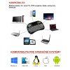 Multifunkčný mini klávesnica pre všetky využitia Air Mouse RII I8 Mini wireless keyboard Android tv box remote control backlight keyboards used for bezdrôtová klávesnica Android tv box diaľkové ovládanie podsvietenie klávesnice používané pre s905W S912 Tablet XBox bezplatná televízia