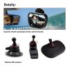 Doplnkové spätné zrkadielko na dieťa Car Back Seat View Baby Mirror 2 in 1 Mini Children Rear Convex Mirror Adjustable Auto Kids Monitor Safety Reverse Safety Seat Pohľad na zadné sedadlo auta Detské zrkadlo 2 v 1, mini detské zadné konvexné zrkadlo, nastaviteľné automatické detské monitory, bezpečnostná spätná sedačka