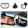Doplnkové spätné zrkadielko na dieťa Car Back Seat View Baby Mirror 2 in 1 Mini Children Rear Convex Mirror Adjustable Auto Kids Monitor Safety Reverse Safety Seat Pohľad na zadné sedadlo auta Detské zrkadlo 2 v 1, mini detské zadné konvexné zrkadlo, nastaviteľné automatické detské monitory, bezpečnostná spätná sedačka