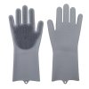 Silikónová rukavice na umývanie povrchov Single Silicone Dish Scrubber Glove Food Dog Brush Car Washing Gloves Cleaning Washer Dishwashing Gloves Kitchen Accessories Jediné silikónové umývacie rukavice rukavice pre psy, kefy na umývanie auta, umývacie rukavice, čistenie, umývačky riadu, rukavice na umývanie riadu, kuchynské doplnky
