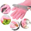 Silikónová rukavice na umývanie povrchov Single Silicone Dish Scrubber Glove Food Dog Brush Car Washing Gloves Cleaning Washer Dishwashing Gloves Kitchen Accessories Jediné silikónové umývacie rukavice rukavice pre psy, kefy na umývanie auta, umývacie rukavice, čistenie, umývačky riadu, rukavice na umývanie riadu, kuchynské doplnky