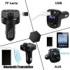 FM transmitter s USB a Bluetooth FM Transmitter Aux Modulator Handsfree Car Kit Car Audio MP3 Player with 3.1A Quick Charge Dual USB Car Charger vysielač Aux modulátor Súprava do auta Autorádio nabíjačkou  s rýchlym nabíjaním