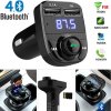 FM transmitter s USB a Bluetooth FM Transmitter Aux Modulator Handsfree Car Kit Car Audio MP3 Player with 3.1A Quick Charge Dual USB Car Charger vysielač Aux modulátor Súprava do auta Autorádio nabíjačkou  s rýchlym nabíjaním