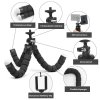 Flexibilný selfie stojan pre smartfóny s ovládačom Flexible Octopus Tripod Phone Holder Universal Stand Bracket For Cell Phone Car Camera Selfie Monopod with Bluetooth Remote Shutter Flexibilný držiak statívu na statív s univerzálnym držiakom na mobilný telefón do auta s fotoaparátom Selfie Monopod s diaľkovým ovládaním Bluetooth