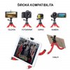 Flexibilný selfie stojan pre smartfóny s ovládačom Flexible Octopus Tripod Phone Holder Universal Stand Bracket For Cell Phone Car Camera Selfie Monopod with Bluetooth Remote Shutter Flexibilný držiak statívu na statív s univerzálnym držiakom na mobilný telefón do auta s fotoaparátom Selfie Monopod s diaľkovým ovládaním Bluetooth