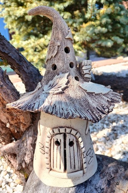 Keramický pohádkový domeček - ruční výroba