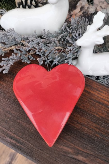 Keramické antistresové srdce - ruční výroba