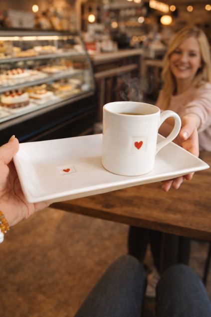 tácek se srdíčkem