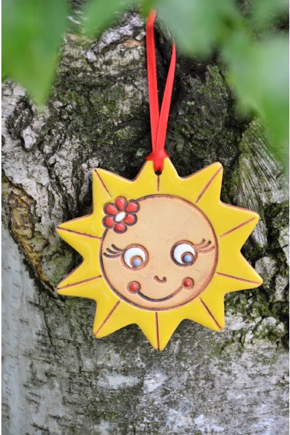 Sluníčka (Velikost průměr 10 cm, Vzor S květinkou)