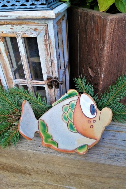 Miska rybka/5011 (Barva ZELENÁ)