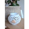 Aromalampy 13 cm/5027 (Barva TMAVÁ, Vzor VĚTVIČKA S KVĚTEM)