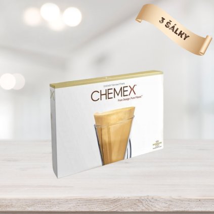 Filtry do chemexu (3 šálky) - 100 ks