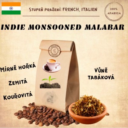 100% Arabica- Indie Monsooned Malabar