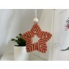 Macrame hvězdička - dýňová