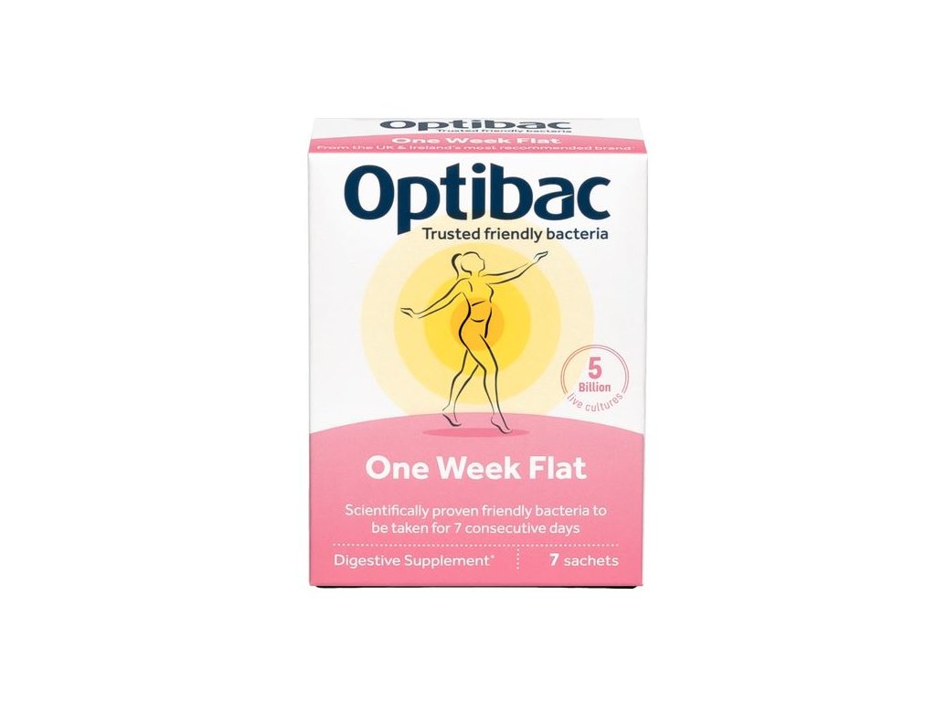 One Week Flat (Probiotika při nadýmání a PMS) 7 x 1,5g sáček