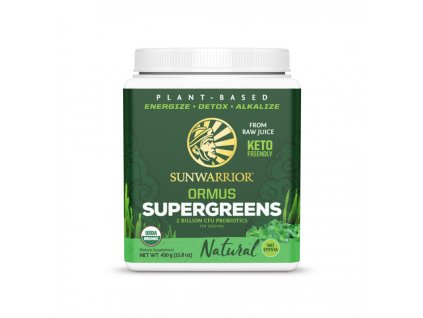 12057 ormus super greens bio natural 450 g sunwarrior