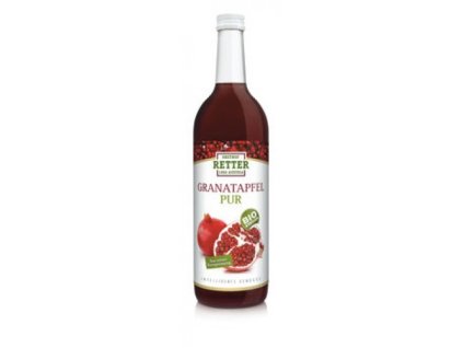 6 x Retter Bio 100% Džus Granátové jablko, 0,75l
