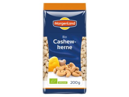 8 x Morgenland Bio Kešu ořechy celé, 200g