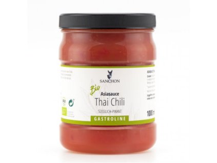 6 x Sanchon Bio Thajská Chilli omáčka, 1000ml