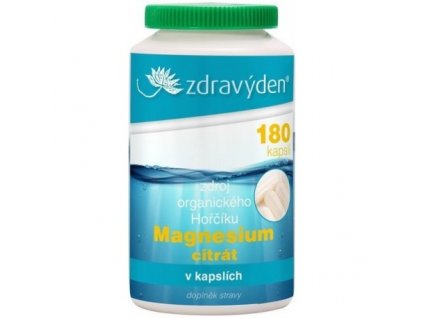 zdravy den magnesium citrat 180 kapsli