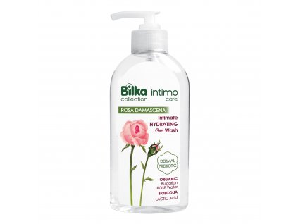 Přírodní gelové mýdlo na intimní hygienu "Damašská růže" Hydratační  200ml BILKA HOMEOPATHY