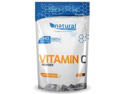 Vitamín C prášek NATURAL NUTRITION (PŘÍCHUŤ 400 g)