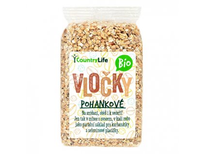 pohankové vločky Country life 250 g