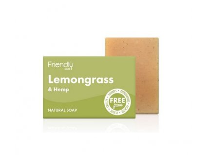 friendly soap prirodni mydlo citronova trava a konopi 95 g