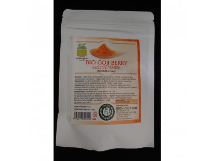 100 goji berry suseny prasek 125g bio detox