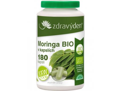 moringa bio 180 kapslí