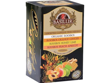 ROOIBOS ASSORTED - MIX ČAJŮ bylinný čaj porcovaný 25x1,5 g BASILUR