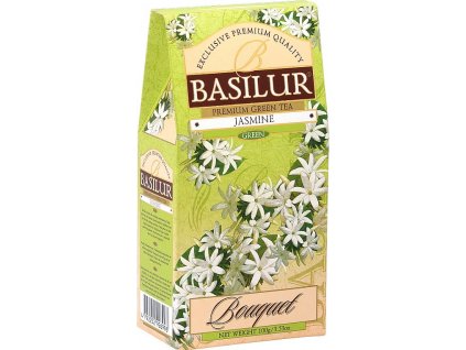 BOUQUET JASMINE - JASMÍN sypaný zelený čaj - papír 100 g BASILUR