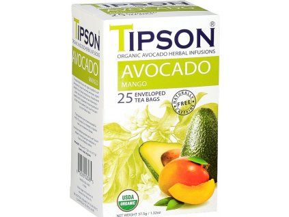 AVOCADO MANGO - AVOKÁDO A MANGO BIO bylinný čaj porcovaný 25x1,5 g TIPSON