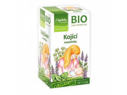 Bylinný čaj pro KOJÍCÍ MAMINKY - KOJENÍ BIO ORGANIC 20x1,5 g APOTHEKE - MEDIATE s.r.o.