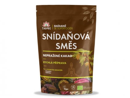 iswari snidanova smes neprazene kakao bio