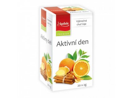 AKTIVNÍ DEN čaj 20 x 2 g APOTHEKE PREMIER