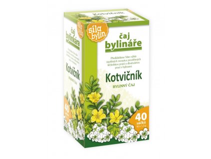 KOTVIČNÍK - bylinný čaj 40x1,5 g ČAJ BYLINÁŘE