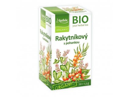 BIO čaj Rakytníkový s pohankou 20x1,5 g APOTHEKE ORGANIC