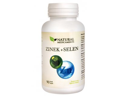 natural medicaments zinek selen 90 kapsli 14799322120951