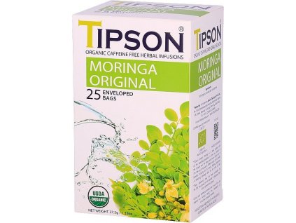 MORINGA - MORINGA BIO A ZELENÝ ČAJ bylinný čaj porcovaný 25x1,5 g TIPSON