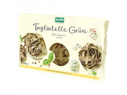 14616 12 x byodo bio tagliatelle spenatove 250g