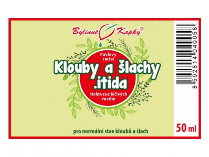 klouby a slachy itida artristop bylinne kapky tinktura 50 ml