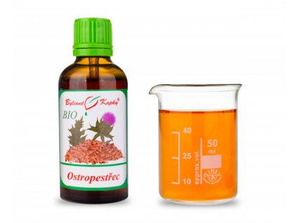 ostropestrec bio bylinne kapky tinktura 50 ml