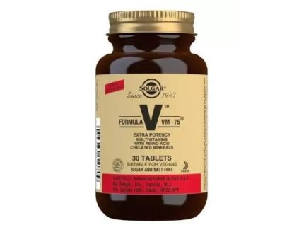 FORMULE VM - 75 - MULTIVITAMIN EXTRA POTENCY S AMINOACIDY CHELATED 30 tbl. SOLGAR
