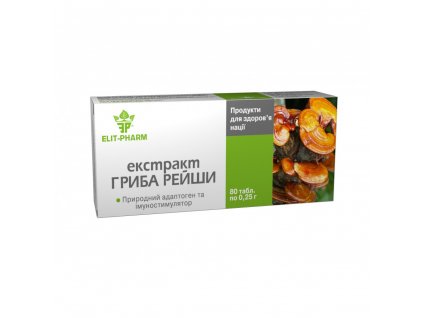 extrakt houby reishi houby nesmrtelnosti 80 tablet