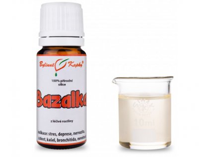 bazalka prava 100 prirodni silice esencialni etericky olej 10 ml