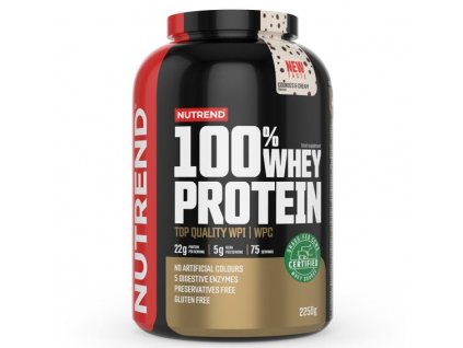100% WHEY PROTEIN - cookies cream 2,25kg NUTREND